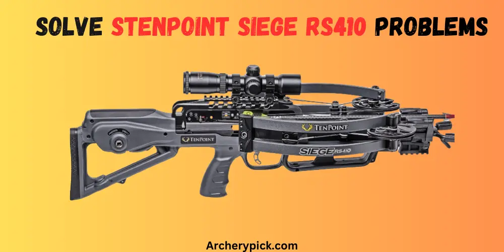 TenPoint Siege RS410 Problems
